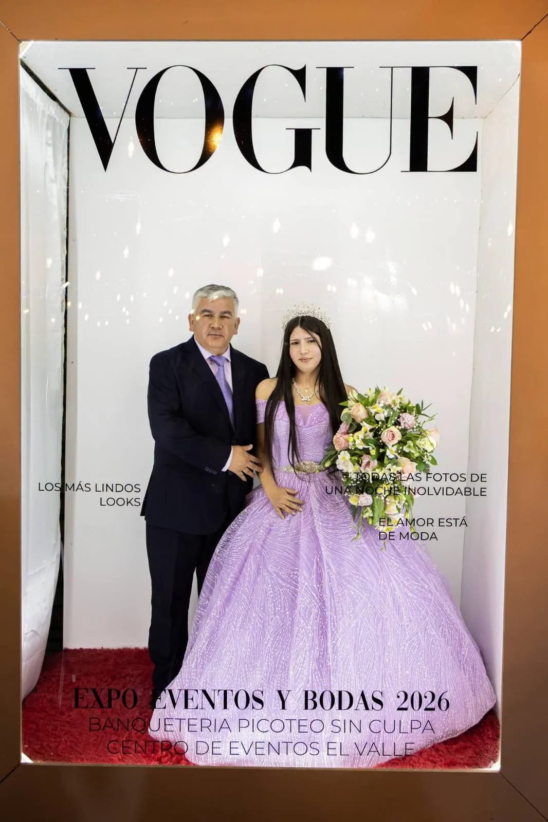 Quinceañera durante una fiesta de 15 años realizada en Angol